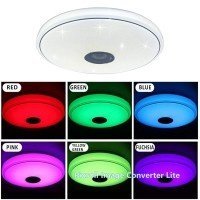 LED STROPNÍ SVĚTLO 72W RGB BLUETOOTH S REPRODUKTOREM - 2