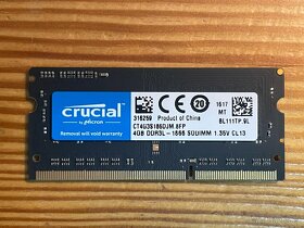 16gb, 4x4GB Crucial DDR3L 1866 SODIMM 1,35v CL13 iMac - 2