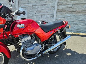 JAWA 350/640 RED STYLE VELOREX SAJDKÁR - 2