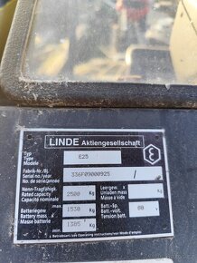 VZV Linde E25 - 2