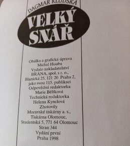 Snář, Dagmar Kludská, vydáno v roce 1998, první vydání - 2