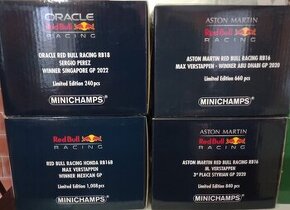 4x F1 RED BULL PEREZ A VERSTAPPEN 2020-2022 MINICHAMPS 1:18 - 2