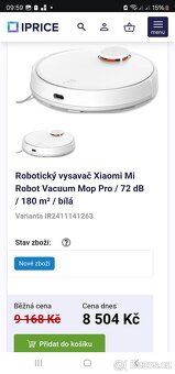 Robotický vysavač Xiaomi Mi Robot Vacuum Mop Pro - 2