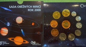 Sada oběžných mincí rok 2000 ČNB - Sluneční soustava - 2