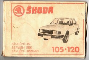 retro návod + serviska z r. 1983 k eMkovému modelu ŠKODA - 2