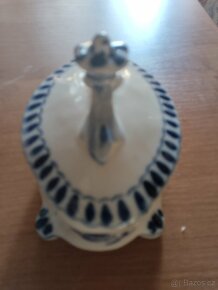 Starožitná Ruská porcelánová dozička GZHEL VINTAGE - 2