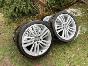 Originální alu sada Audi, R20, 5x112, Michelin pneu - 2