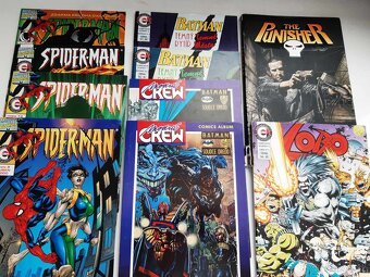 Spiderman Batman Lobo Punisher Soudce Dredd 10x Crew komiks - 2