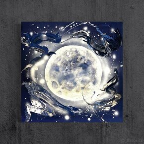 Obraz „MOON WISDOM” - 80 cm x 80 cm - 2