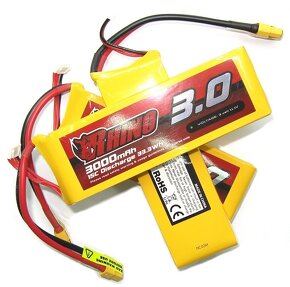 RC Li-pol RHINO 3000mAh, 11.1V, 3S1P, 15C - 2