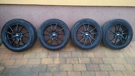 Prodám 17" Al disky 5x114,3 s novými pneu - 2