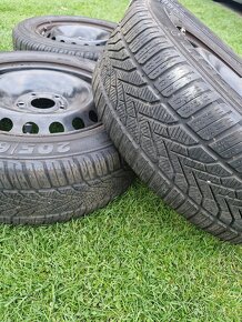 Zimni pneu 205/60 R16, disky 5x110, 65mm střed - 2