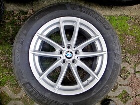 Orig alu disky na BMW se zimni pneu Michelin - 2