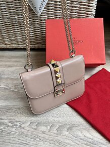 Valentino Rockstud Calfskin Chain kabelka - 2