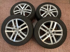 Originál Volkswagen ALU kola 5x112 r16 zimní pneu 5,5mm - 2