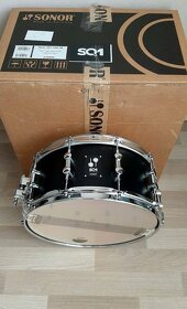 Prodám nový snare Sonor SQ1-14"x6,5, GT black, (P.C.16500,-) - 2