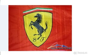 orig. nová vlajka Scuderia FERRARI - 2