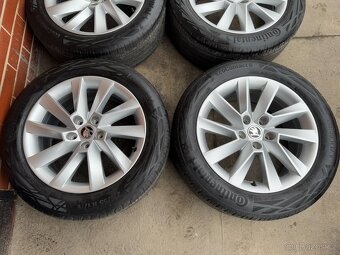 Alu 17" 5x112, škoda Stratos , letní 60% TOP, SUP3 - 2