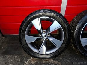 Original ALU kola Škoda Scout 17" 7J ET45 + pneu 225/50/R17 - 2