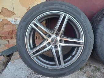 Alu kola Borbet R18, letní pneu 235/50 R18 - 2