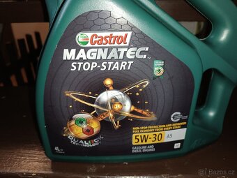 NOVÝ olej do auta CASTROL MAGNATEC stop-start 5W30 A5 4L - 2