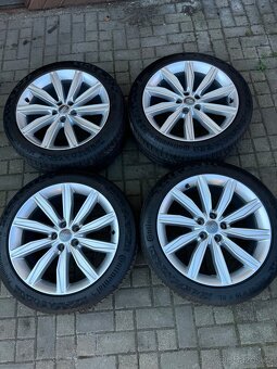 ORIGINÁL Alu AUDI A6, S6 R19, 5x112 - TOP STAV - 2