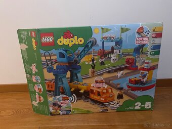 Lego duplo vlak + koleje s přejezdy + most - 2