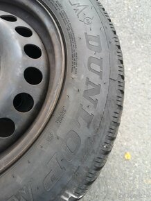 ZIMNÍ PNEU DUNLOP 195/65/15 i s DISKEM VW 5x112 - 2