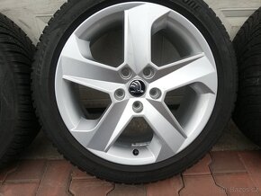 zimní alu Octavia III RS ,pneu zimní 225/45/17 Bridgestone - 2