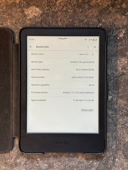 Čtečka Amazon Kindle 11. generace 16GB černá + obal - 2