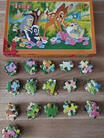 Puzzle DISNEY Bambi 196 dílků–TOP STAV - 2