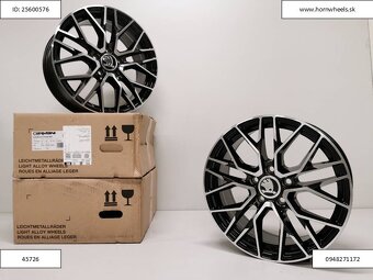 Škoda Octavia, Karoq alu disky 5x112 R17 ET47 7,5J 1244 - 2