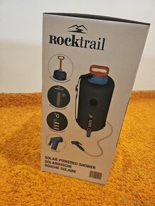 Rocktrail Solárna sprcha s pumpou, 12 l - 2