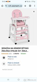 Dětská jídelní židle - 2