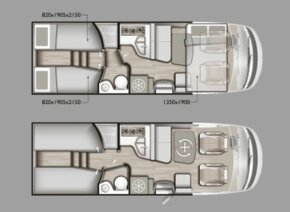 5 míst 2024 180PS AUTOMAT 9°ZF 3.5t FIAT DUCATO obytné auto - 2