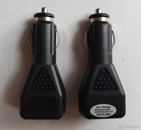 2x universální USB autonabíječka 1A funkční - 2