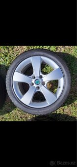 ALU Kola ŠKODA 5x112 R17 PEGASUS Letní pneu 225/45/17 - 2