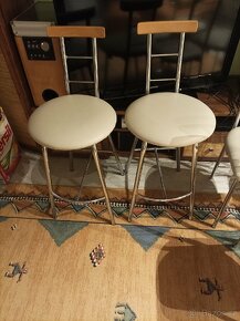 Barové židličky luxusní kovove - 2