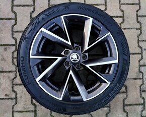 Alu kola originál Škoda Superb III 5x112 R18 Vela - 2