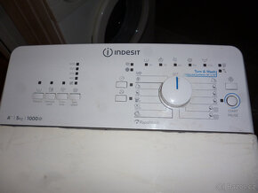 pračka indesit A++,na 5kg, 1000 ot. - 2