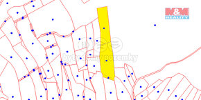 Prodej lesa, 14171 m², Hnačov - 2