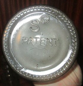 Stará sběratelská láhev - Patent - 2