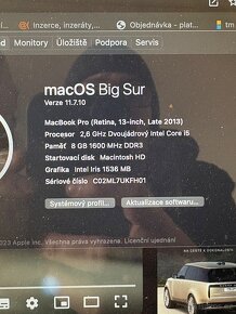 Macbook pro 13 2013 8/256 - 2