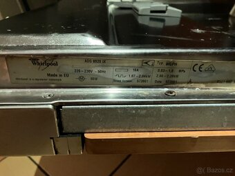 Whirlpool vestavná myčka ADG8920 IX - 2