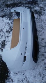 Skoda Scala, zadní nárazník s difuzorem,657807521-Moon White - 2