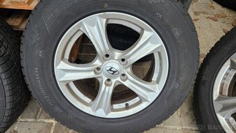 Zánovní Zimní Sada Alu 5x114.3 215/70 R16 Hyundai - 2