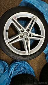 Zimní 5x112 r18 disky kola Audi 225/45 - 2