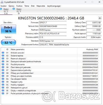 Kingston KC3000 2TB SSD - 2