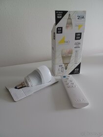 Prodám - Chytrá LED žárovka XLED WiZ, 7,5 W, E14. Nové - 2