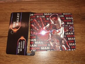 Iron Man, Marvel Peněženka + klíčenka,výhodný set - 2